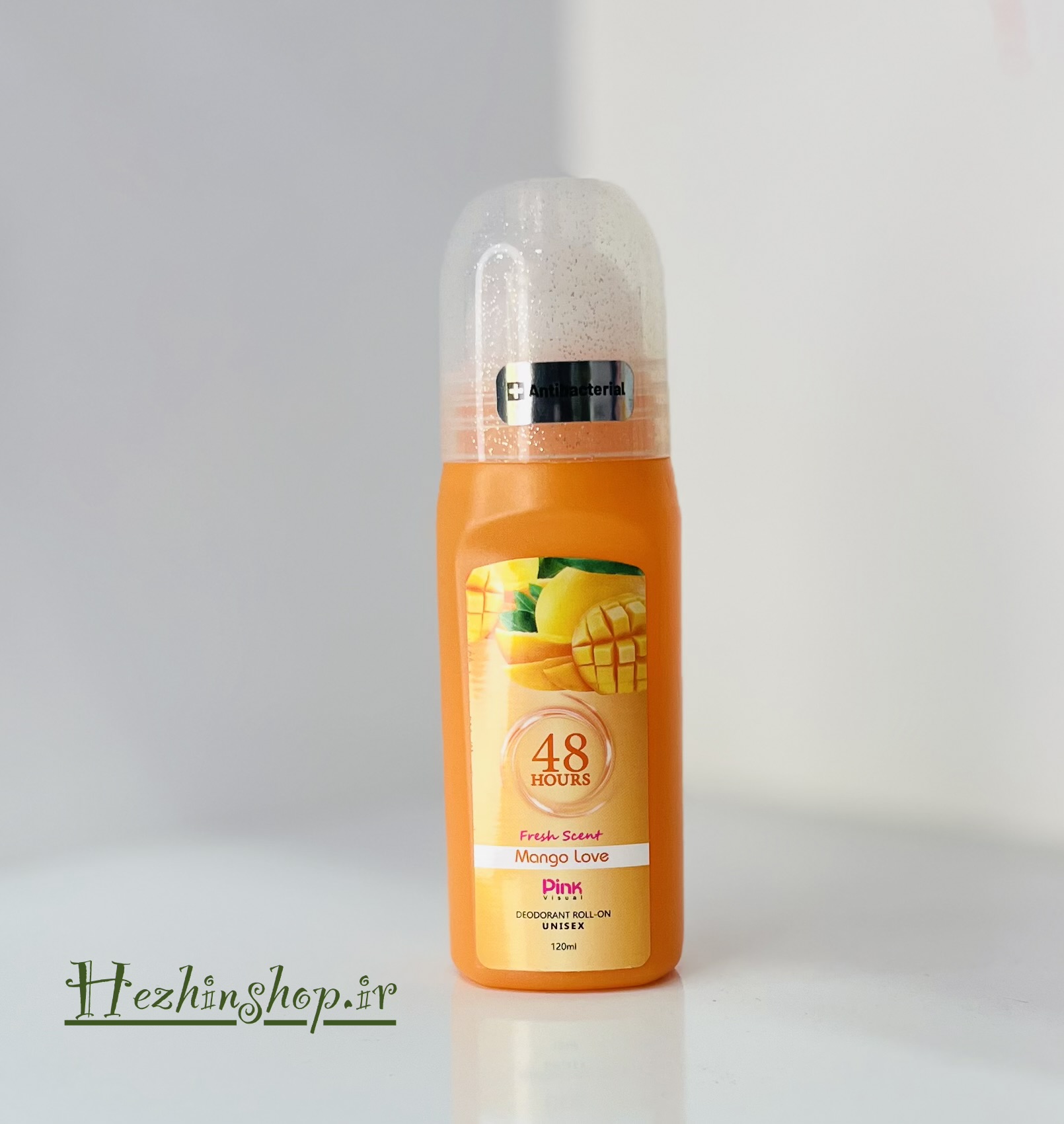 رول دئودورانت پینک ویژوآل مدل Mango Love حجم 120 میلی‌لیتر