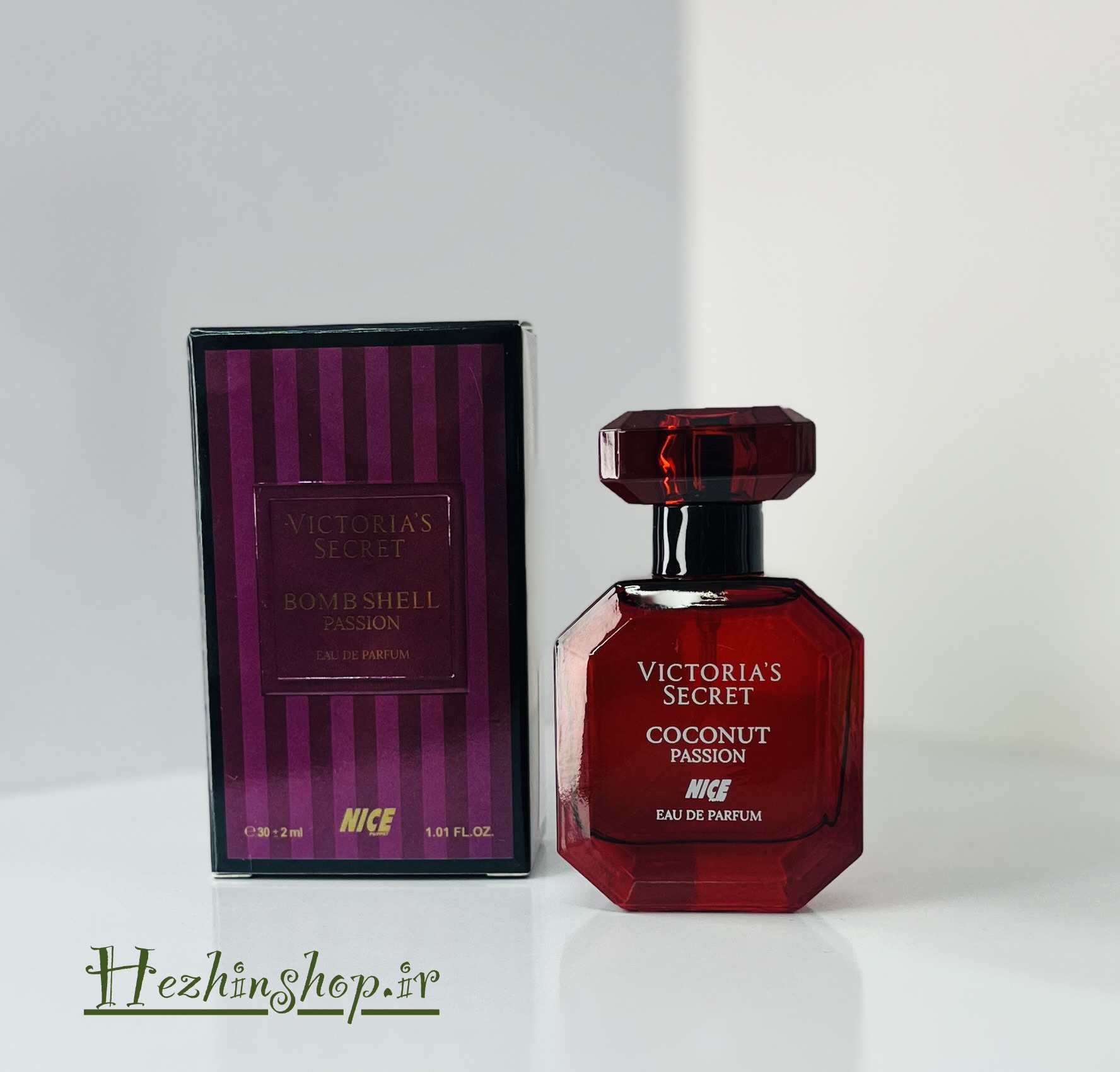 ادوپرفیوم مینیاتوری زنانه نایس پاپت Nice مدل ویکتوریا سکرت کوکونات پشن Victoria Secret Coconut Passion حجم 30 میلی لیتر