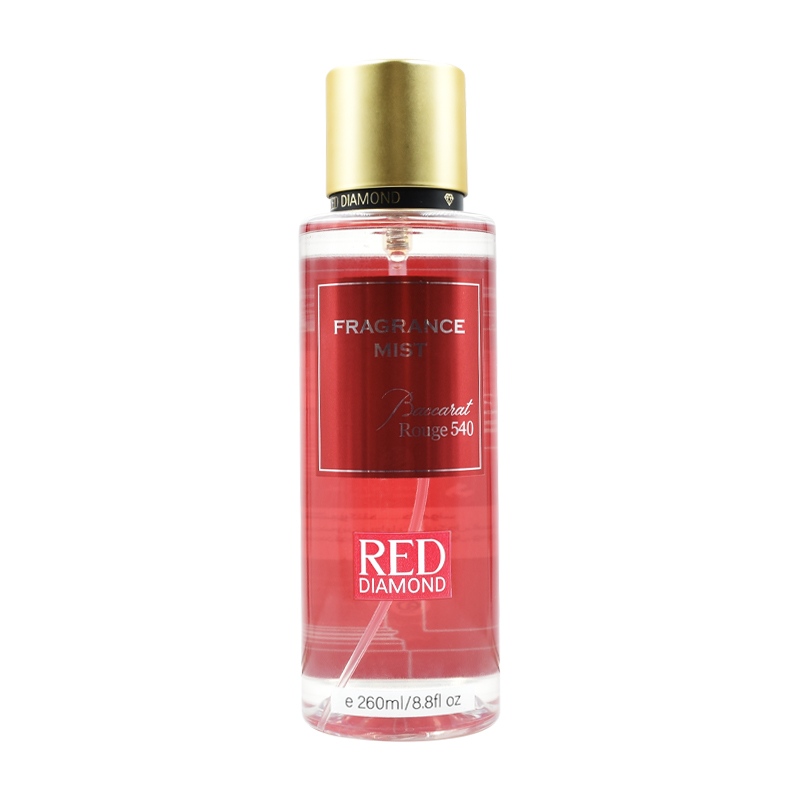 بادی میست زنانه رد دایموند مدل Bacarat rouge حجم 260mL